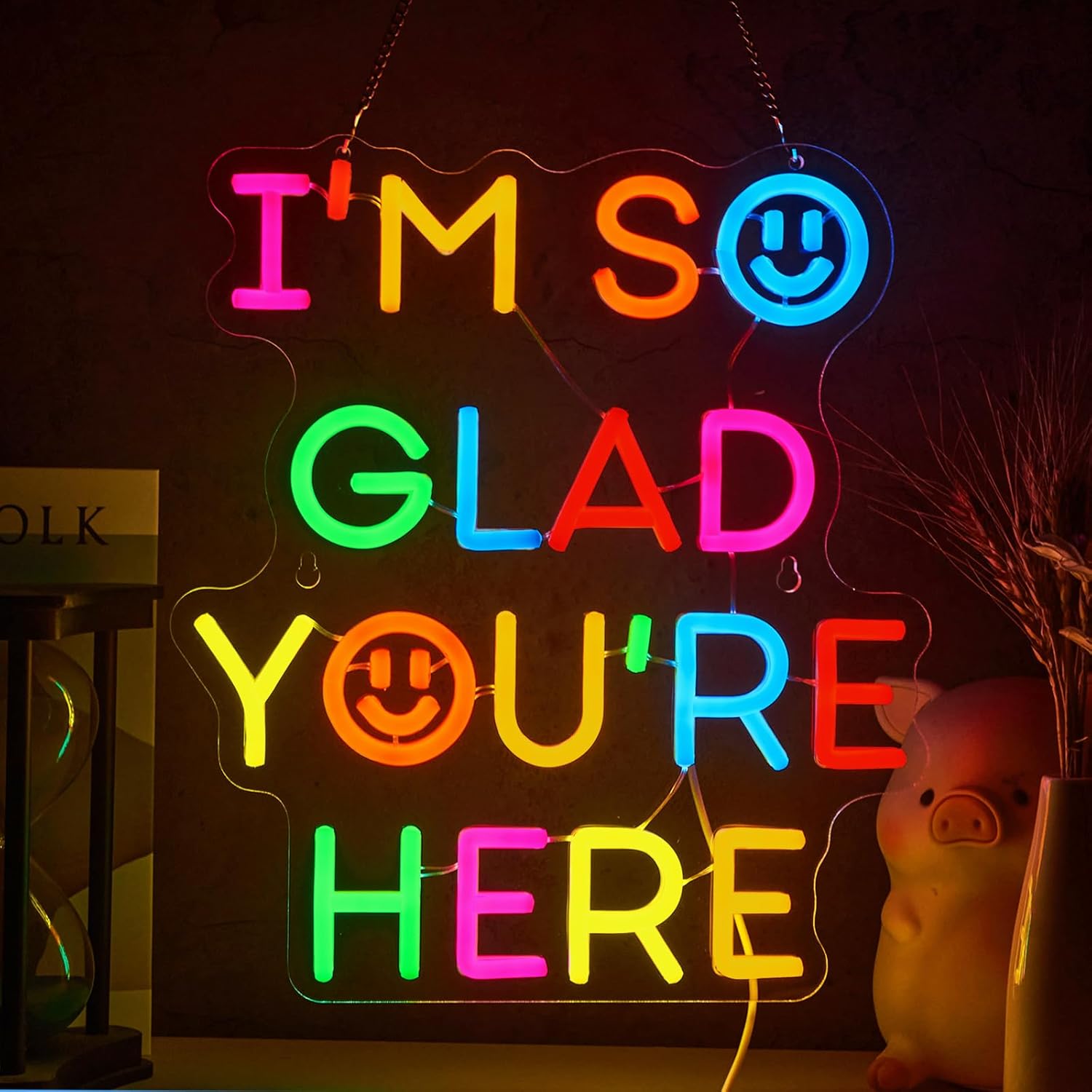 Room Lighting Bedroom Decor - ﻿ I'm So Glad You‘re Here