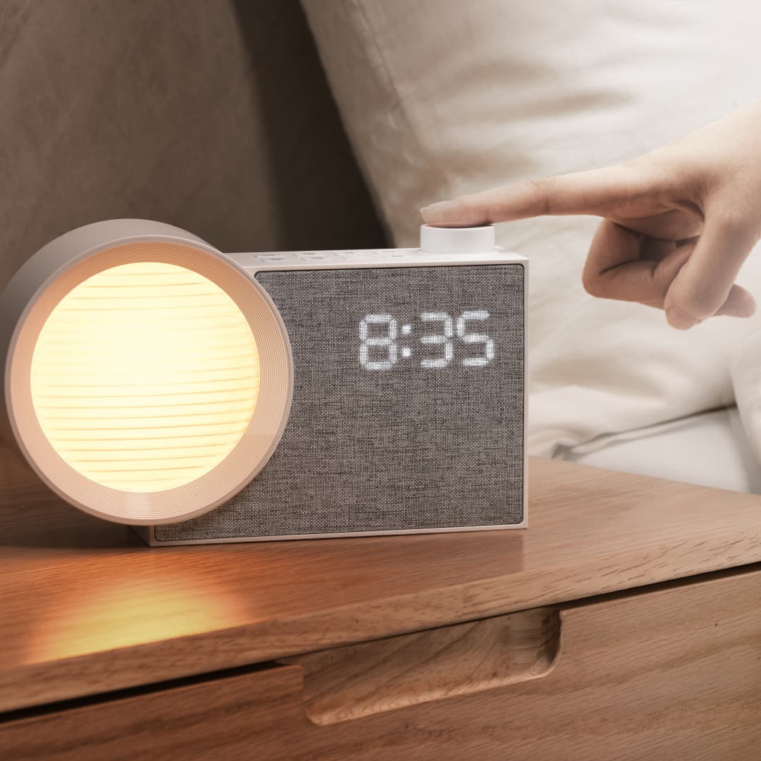 Lighting Decor Bedroom - WILIT LED Night Light Alarm Clock