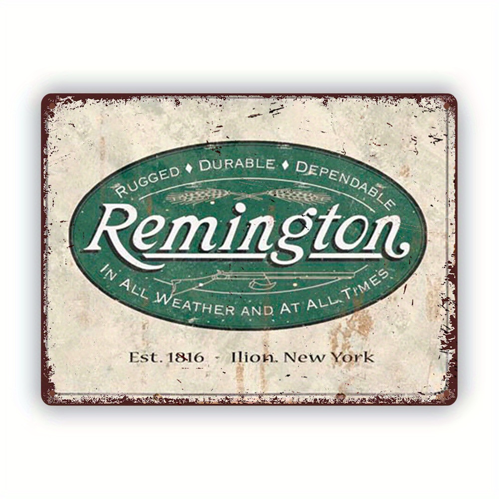 Remington Vintage Metal Sign - - Office Lighting Decor ulasan dan harga