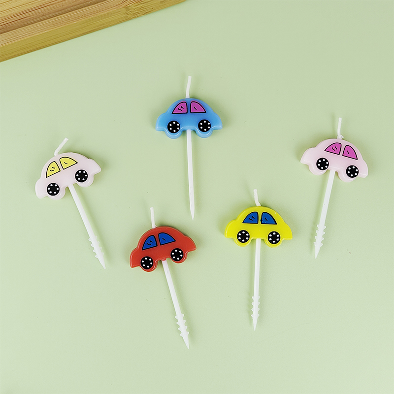 5 Car Candles Children's Birth - Lighting Mcqueen Birthday Decor ulasan dan harga