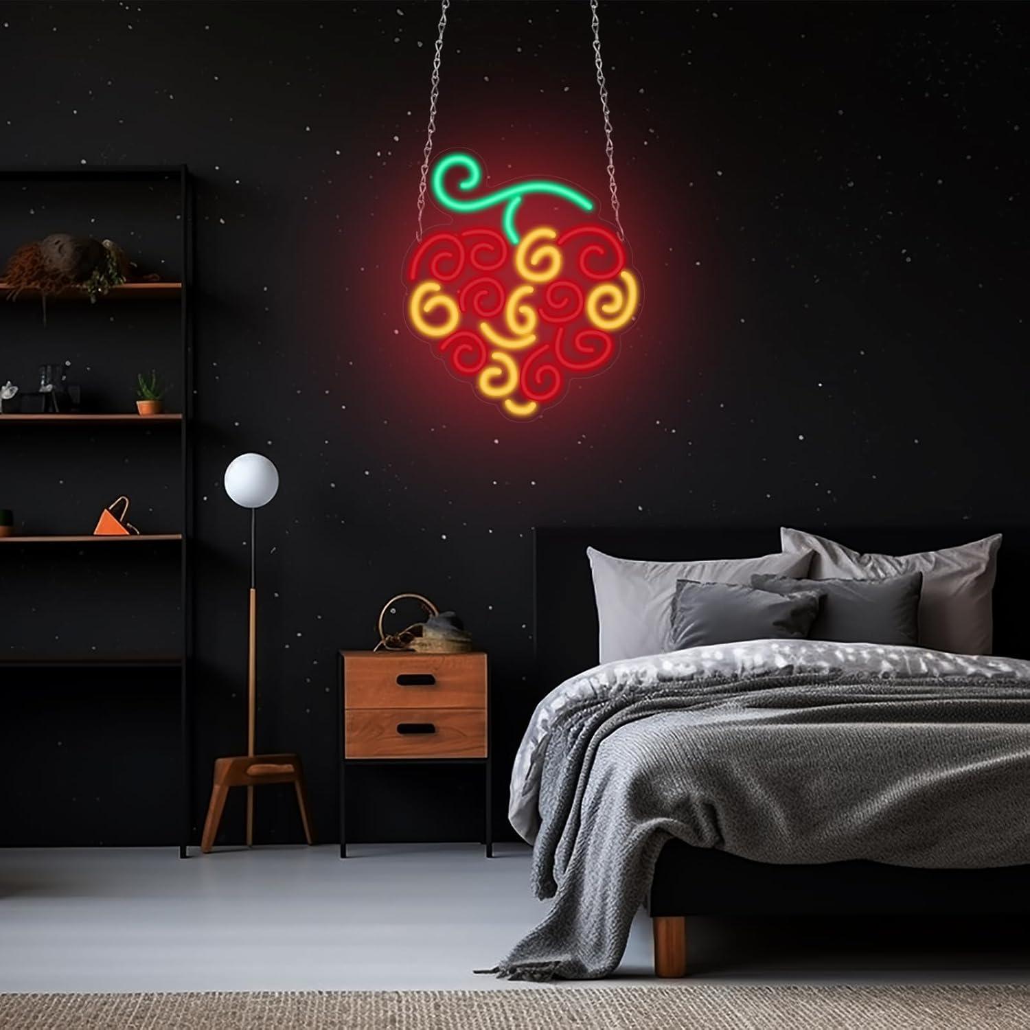 Cyber Fruit Neon Sign USB Dimm - Room Lighting Bedroom Decor ulasan dan harga