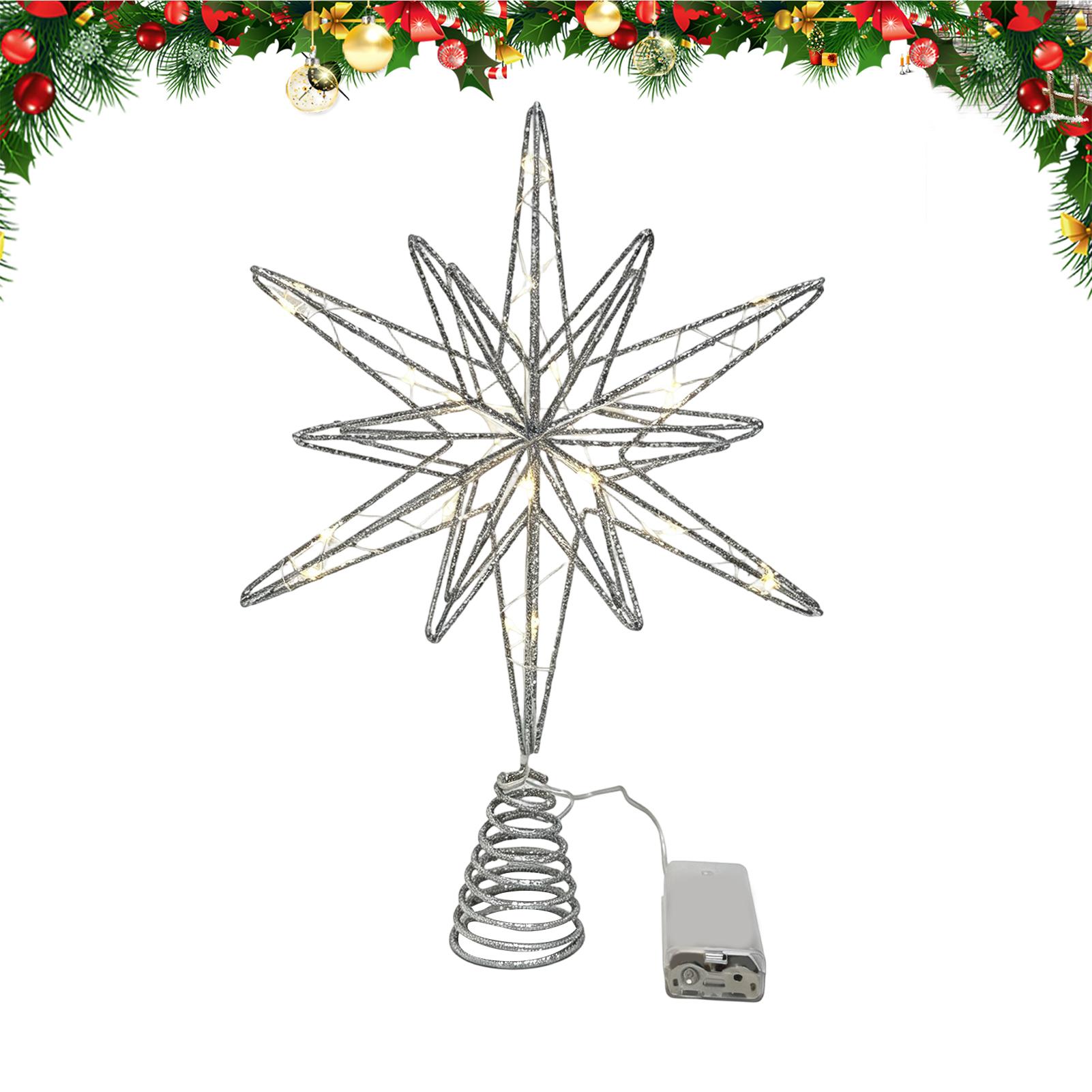 Star Tree Topper Lighted Chris - Home Decor Lighting Tree ulasan dan harga
