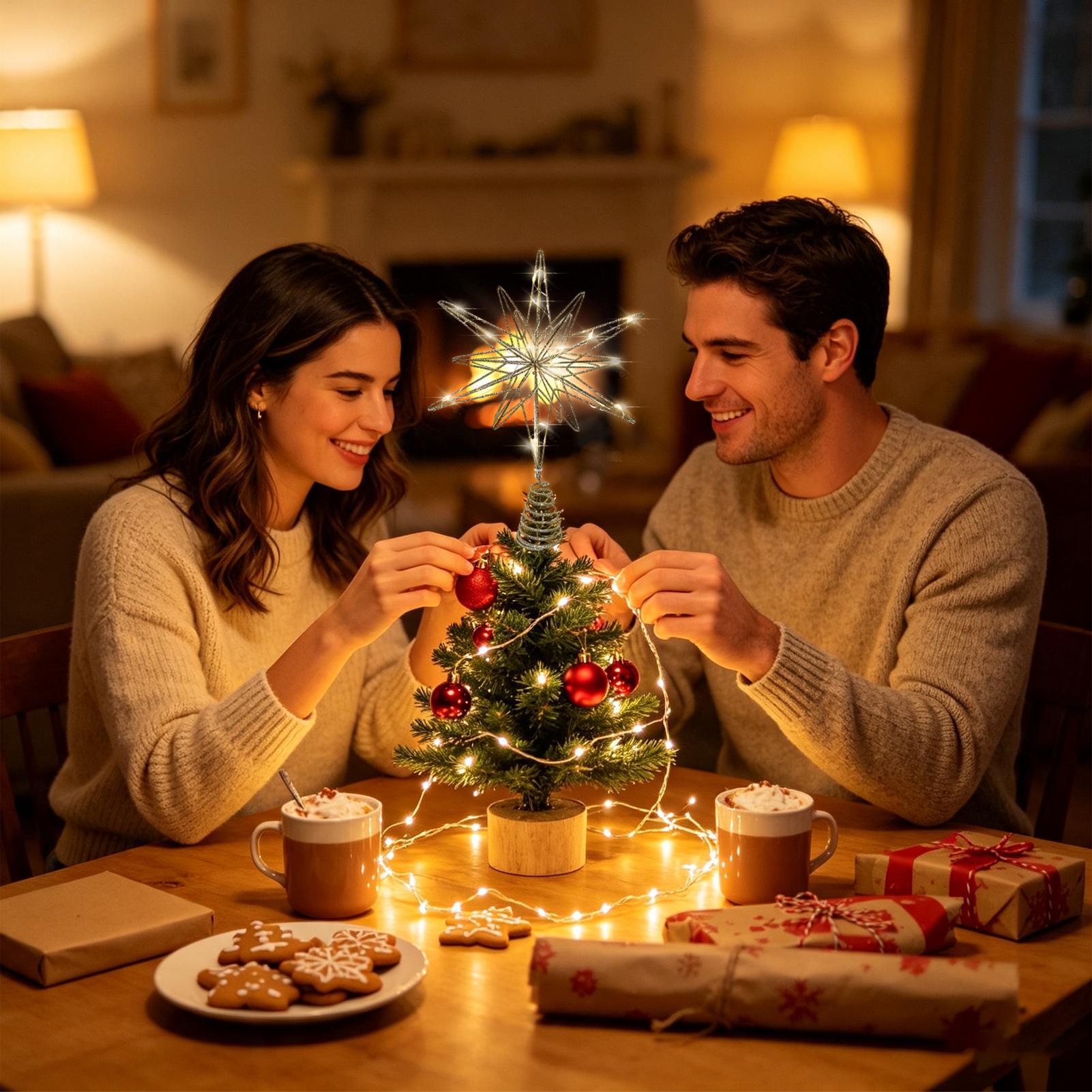 Star Tree Topper Lighted Chris - Home Decor Lighting Tree ulasan dan harga