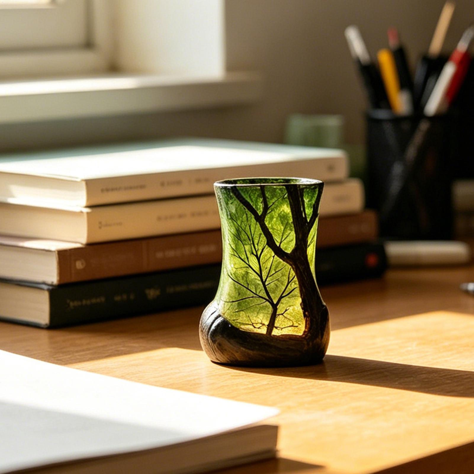 Bedside Table Lamp Forest Nigh - Lighting Decor Bedroom ulasan dan harga
