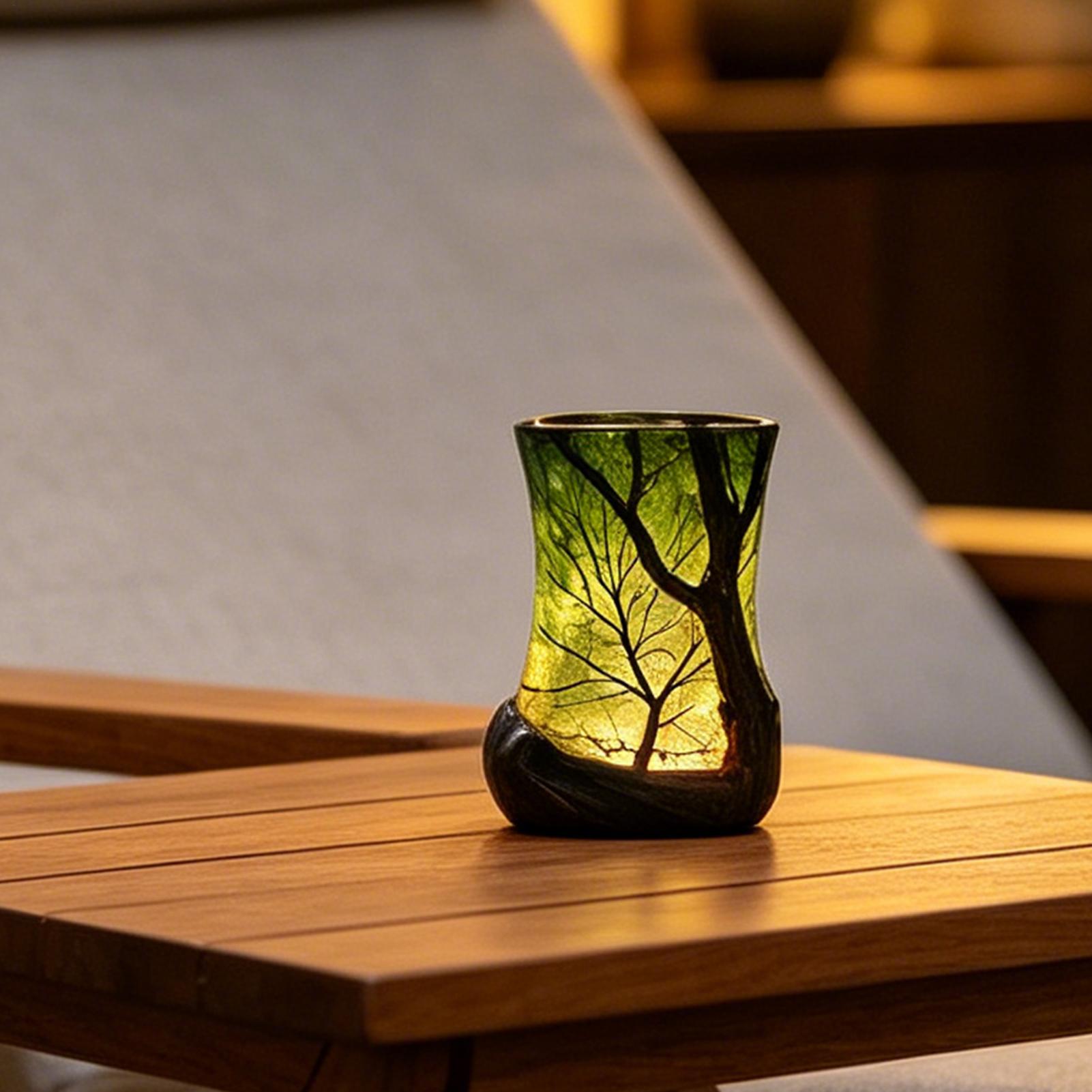Bedside Table Lamp Forest Nigh - Lighting Decor Bedroom ulasan dan harga