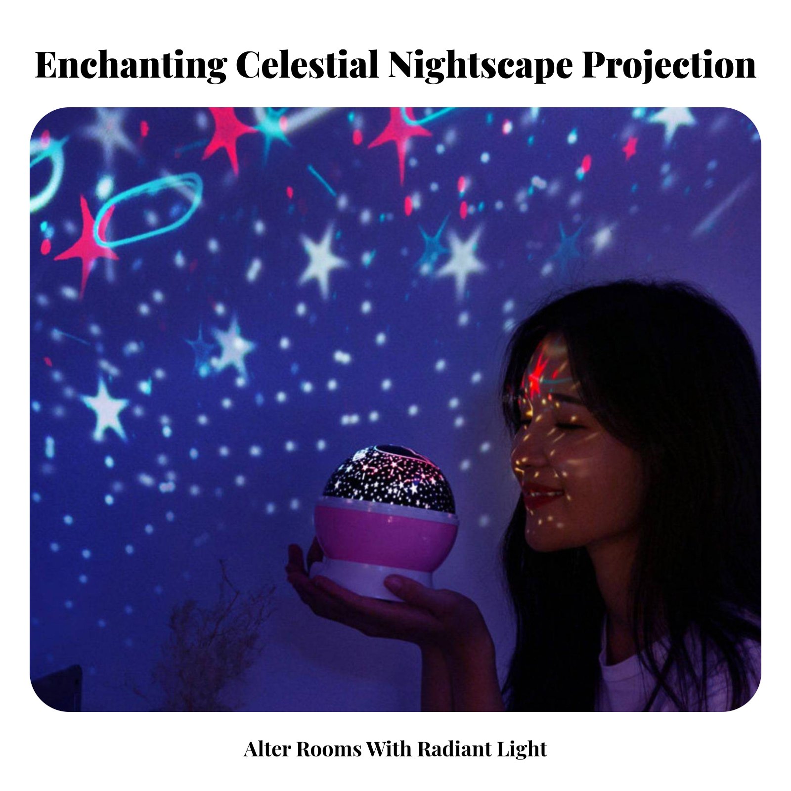Galaxy Projection Device Celes - Lighting Decor Bedroom ulasan dan harga