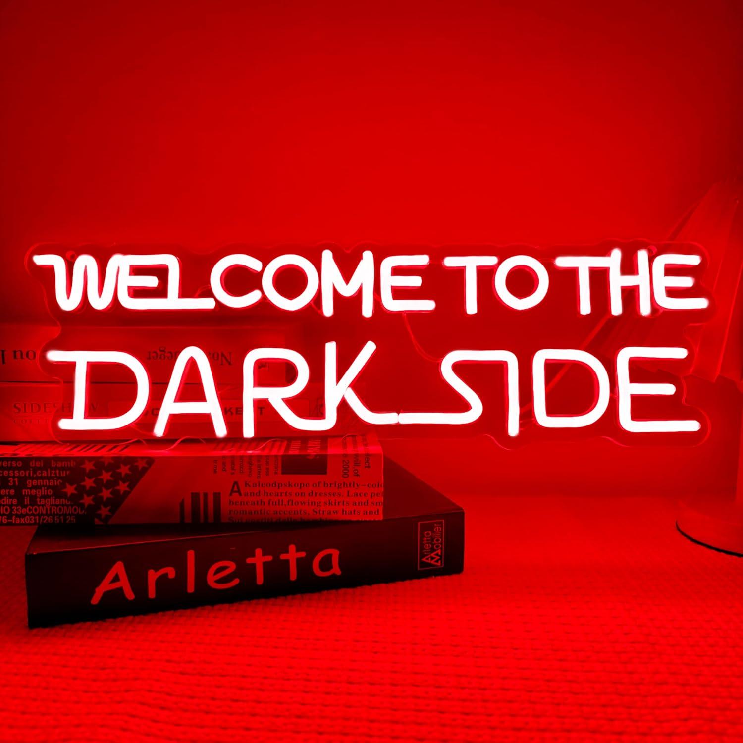 Welcome to the Dark Side Neon  - Room Lighting Bedroom Decor ulasan dan harga