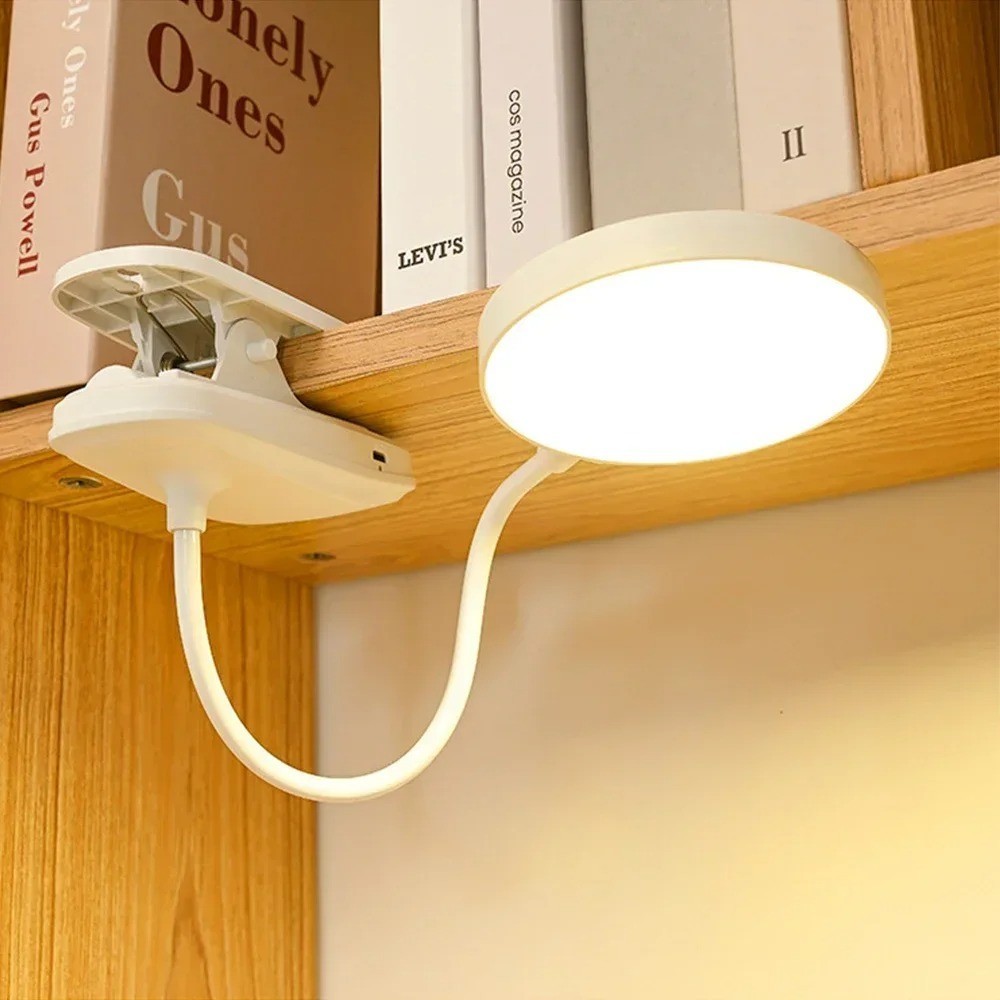 Portable USB Rechargeable Clip - Office Lighting Decor ulasan dan harga