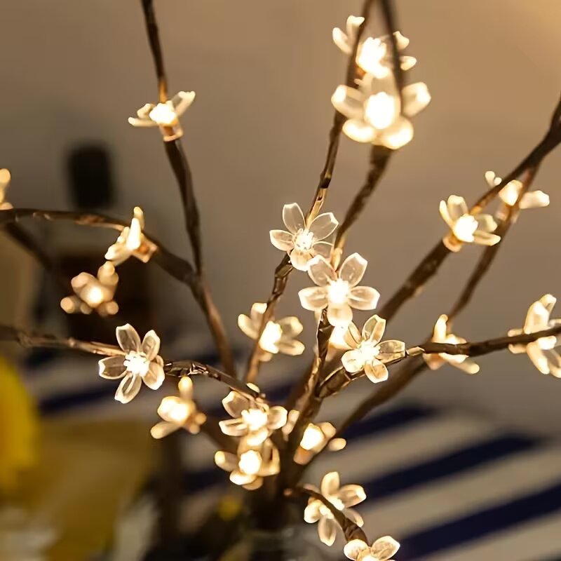 1/2PC 20LED Cherry Blossom Tre - Home Decor Lighting Tree ulasan dan harga