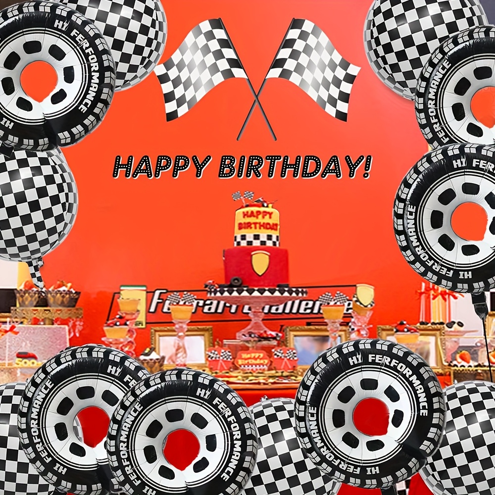 Racing Car Birthday Party Deco - Lighting Mcqueen Birthday Decor ulasan dan harga