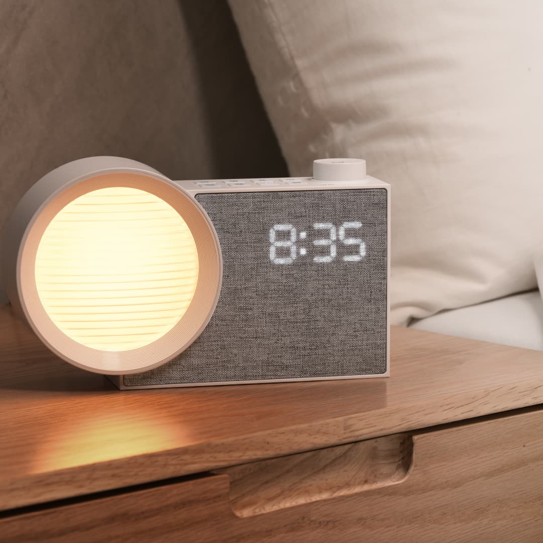 WILIT LED Night Light Alarm Cl - Lighting Decor Bedroom ulasan dan harga