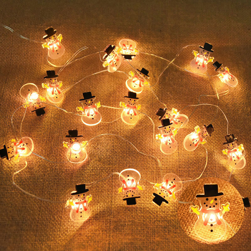 2M 20LED Santa Claus Snowflake - Home Decor Lighting Tree ulasan dan harga