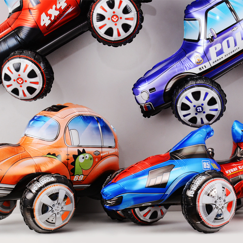 3D Stereo Cartoon Assembled Ca - Lighting Mcqueen Birthday Decor ulasan dan harga