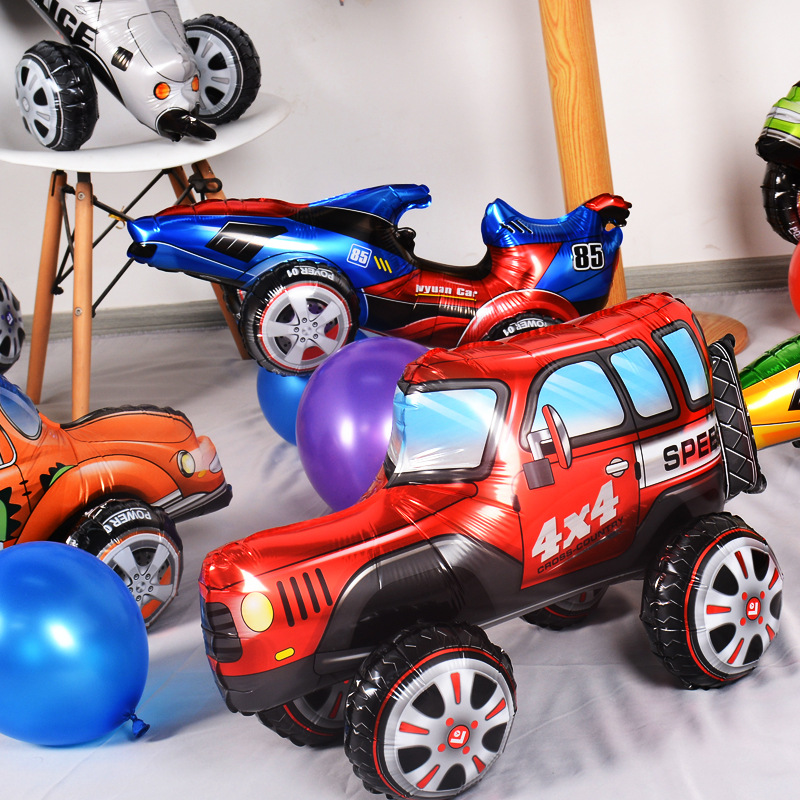 3D Stereo Cartoon Assembled Ca - Lighting Mcqueen Birthday Decor ulasan dan harga