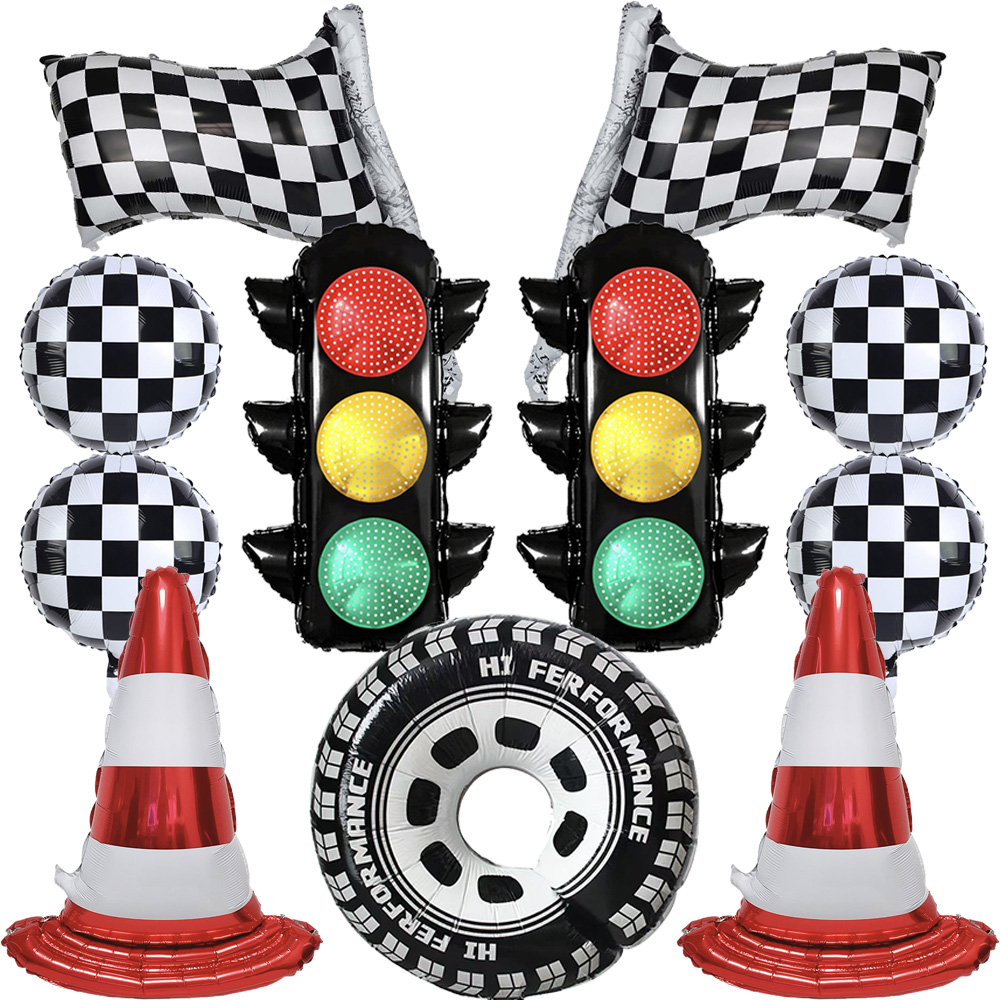Race Car Birthday Party Decora - Lighting Mcqueen Birthday Decor ulasan dan harga